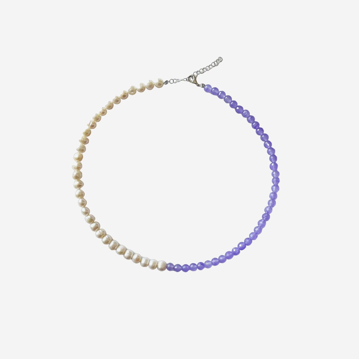 Same Old Pearl Necklace Purple - sameoldmistakes