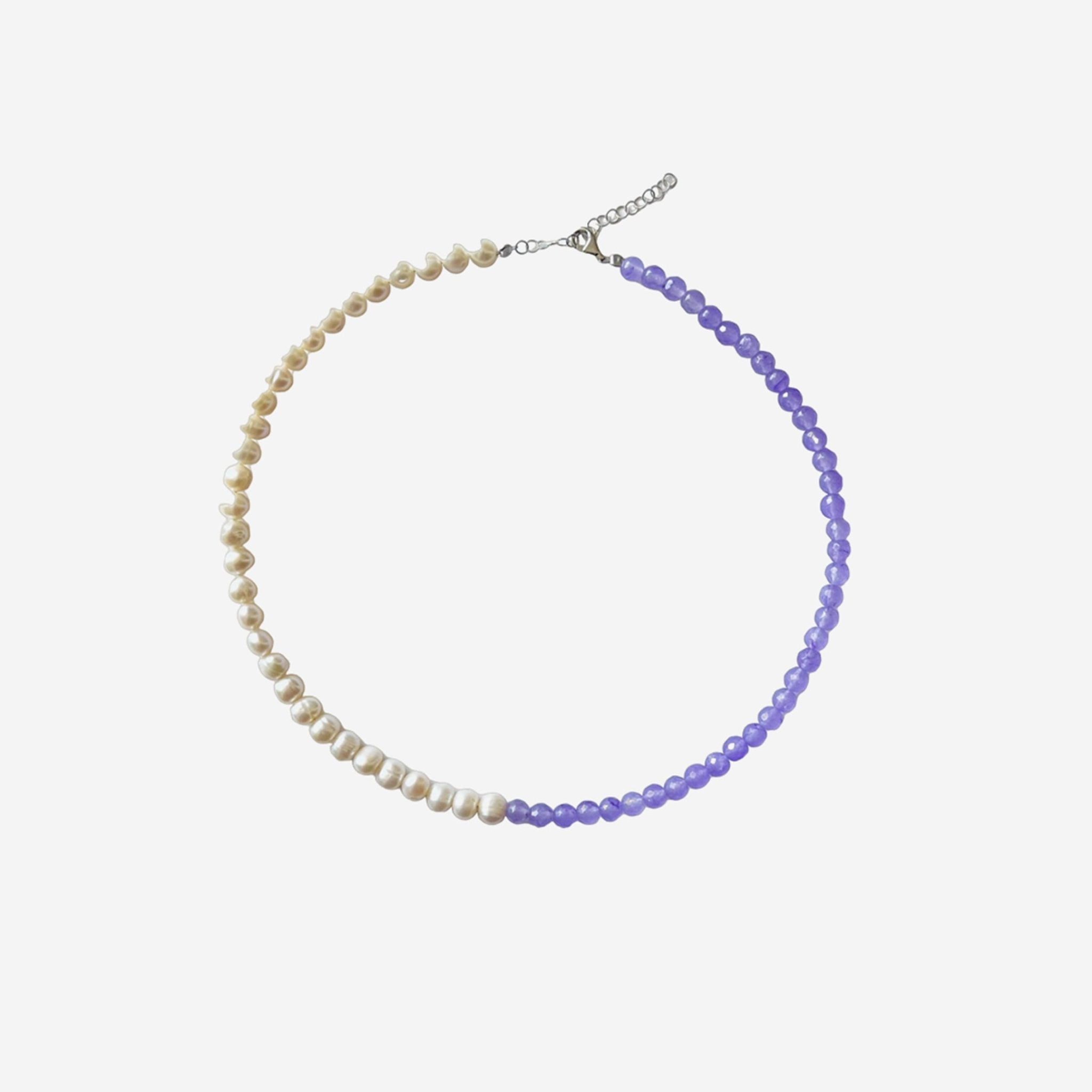 Same Old Pearl Necklace Purple - sameoldmistakes